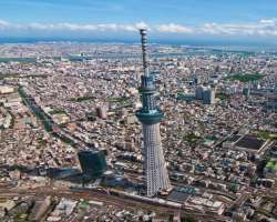 The tallest standing structure is one of the multipurpose buildings constructed in Japan which is used for observing view, broadcasting, and also serv